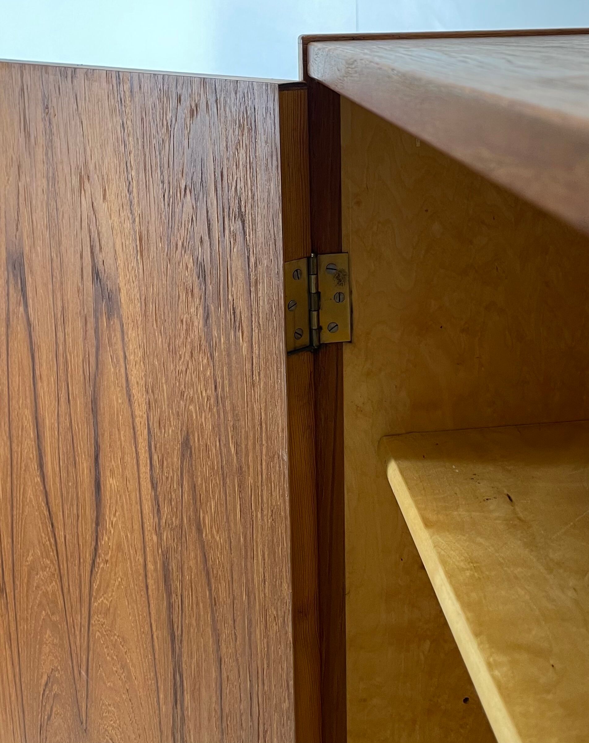 Danish midcentury teak bar cabinet credenza 1960s