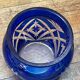 Vase boule cristal Val St Lambert