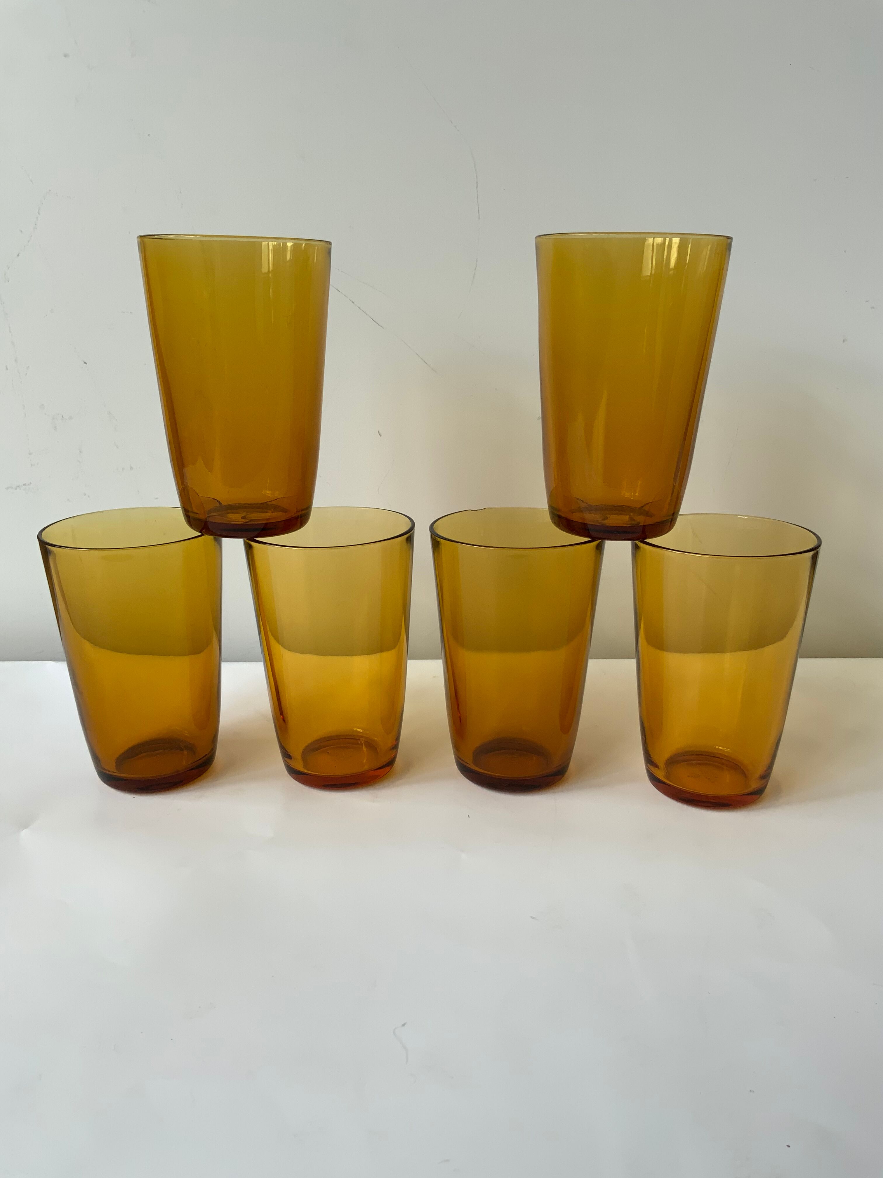Verres ambrés
