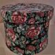 Vintage sewing box flower fabric