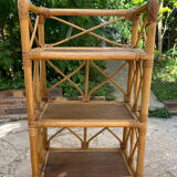 Rattan shelf