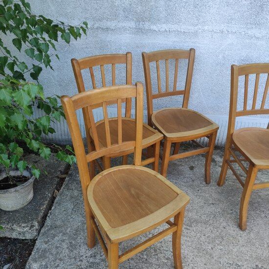 Set of 4 bistro chairs