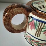 HB Quimper teapot and sugar bowl set