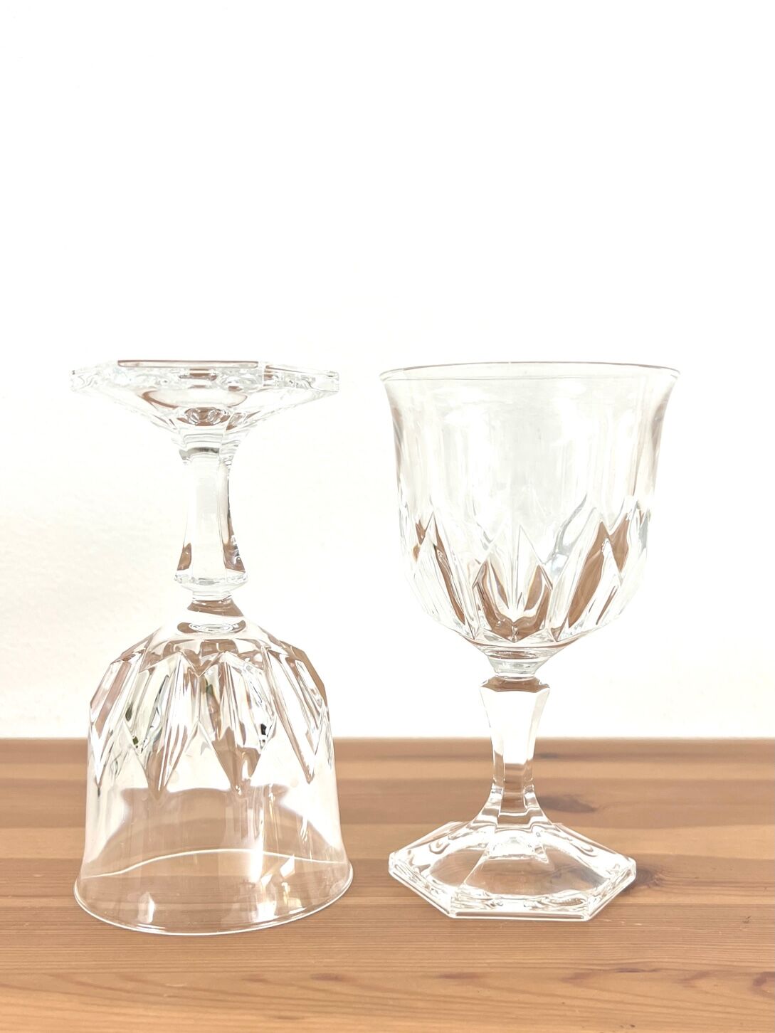 8 vintage glasses - Arques crystal - Chaumont model