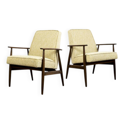 Fauteuils conçus par H. Lis, Pologne, années 1960, ensemble de 2.