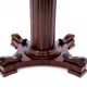 Mahogany table - bench, Northern Europe, around 1900. After renovation.