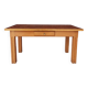 Vintage table in solid white oak