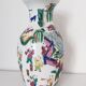 Chinese vase family green decoration dragon kite