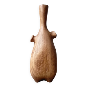 vase / sculpture en chêne