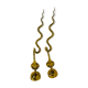 Pair of gilded bronze wall lamps