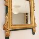 Miroir Louis XVI en bois doré 35x 65cm