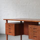 Freestanding writing desk in teak, Danish design, 1950s