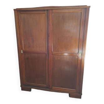 Armoire parisienne 1930 penderie portes coulissantes