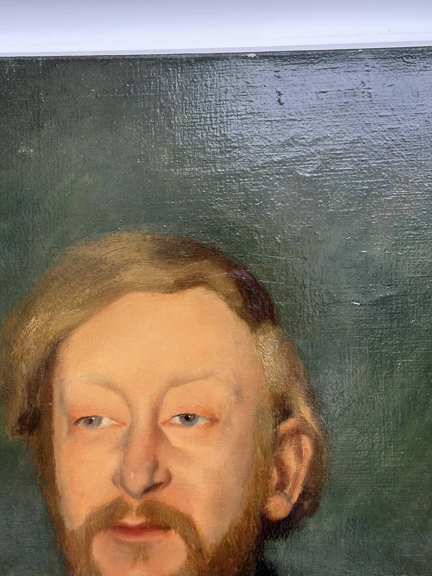 Oil portrait of the writer Fernand Fleuret 92x73cm