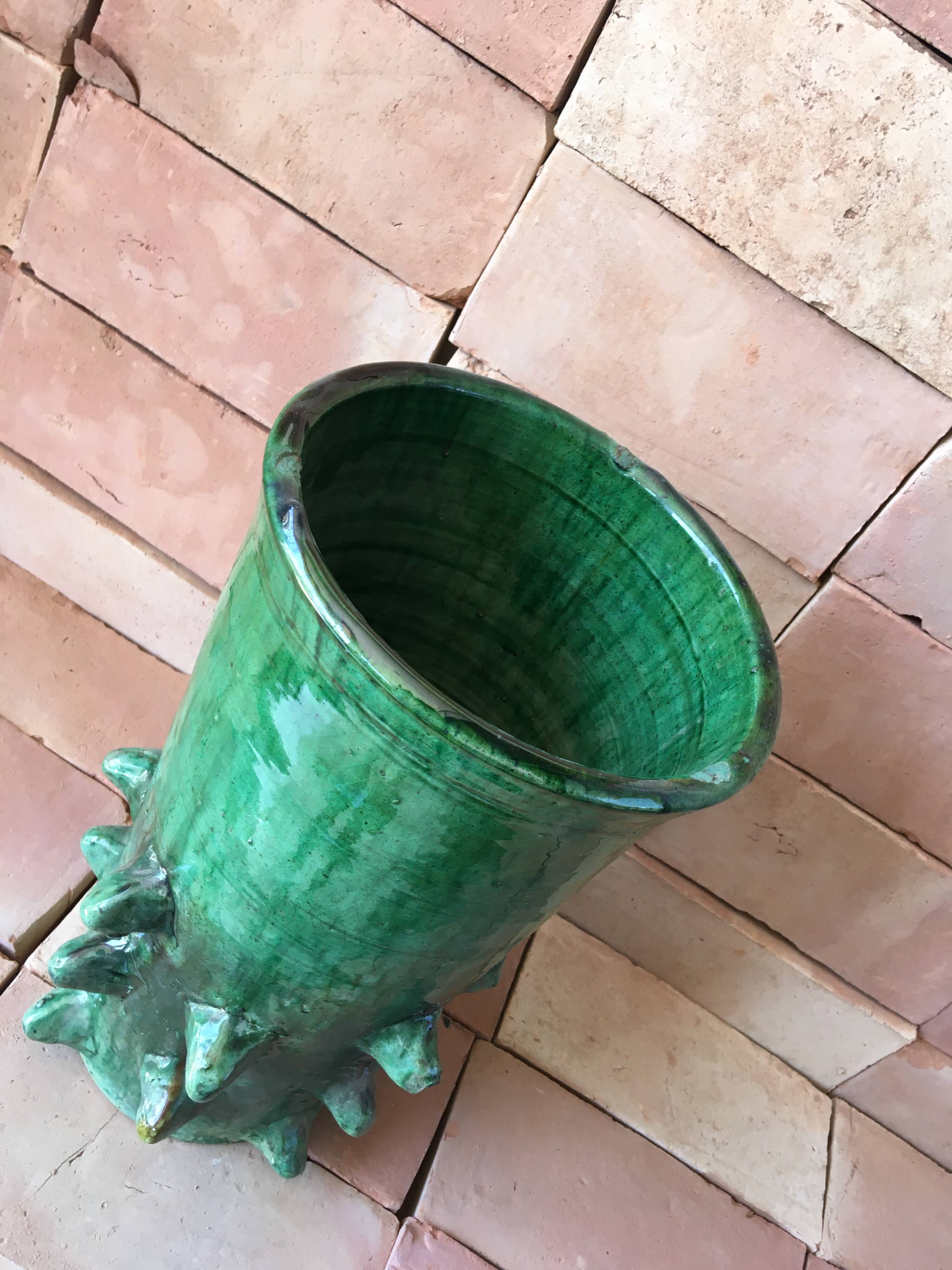 Tamegroute pottery in glazed terracotta