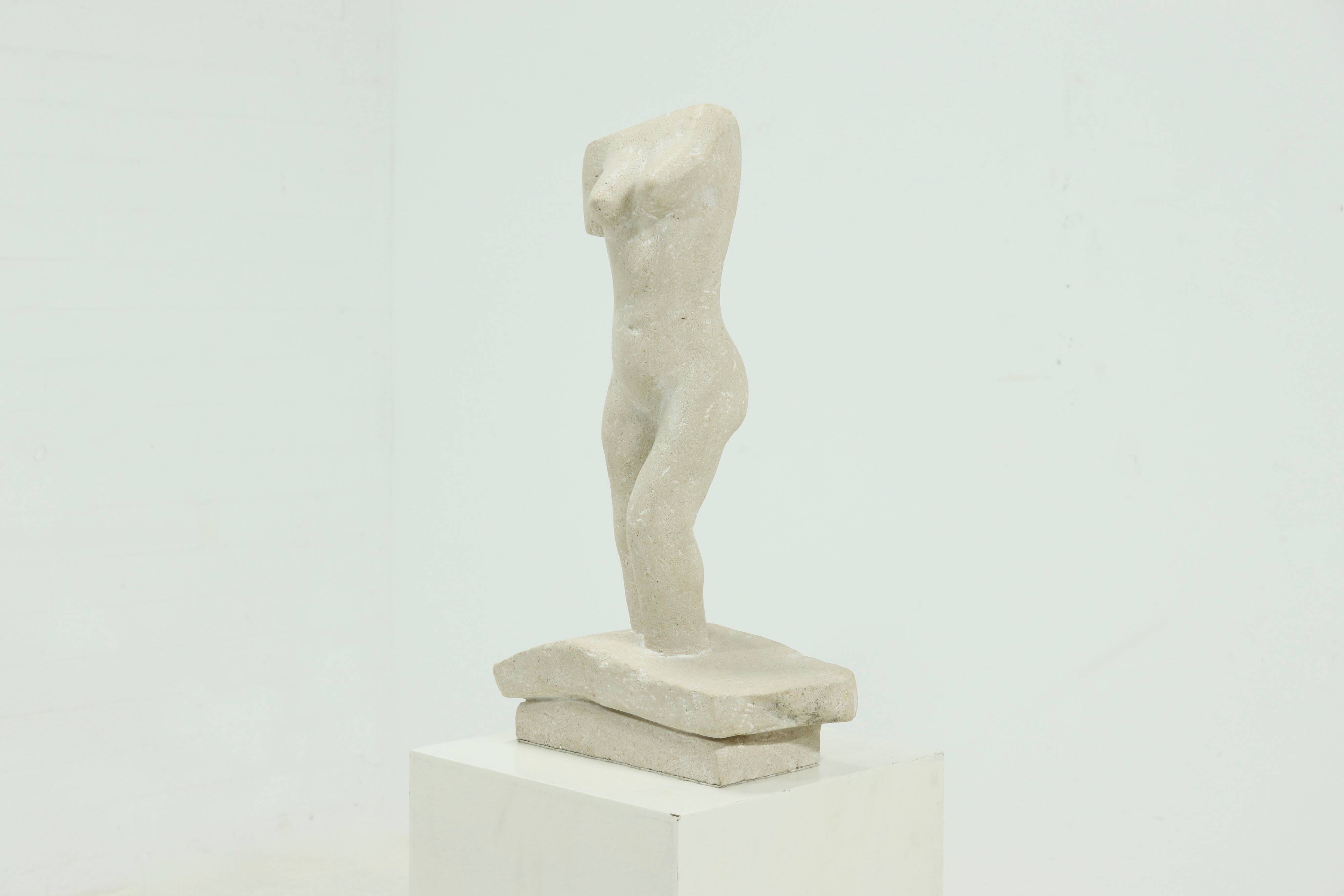 Belgian Limestone Decorative Sculpture 1970s