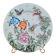 Vintage decorative plate flowers & butterflies – Macao – Oriental Art Objects