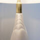 Large porcelain table lamp - 1980s