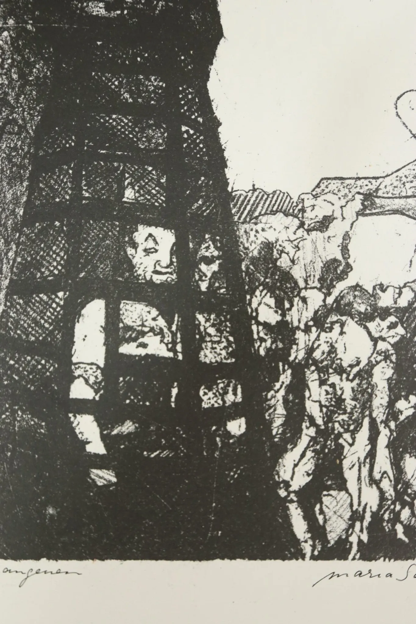 Print 'Die Gefangenen' – Maria Schneider, 1973