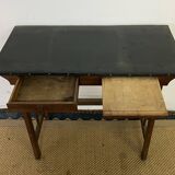 Small vintage wooden desk / console table
