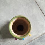 Ethnic vase pompoms