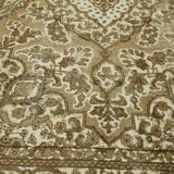 1970s 285 cm x 385 cm beige wool carpet