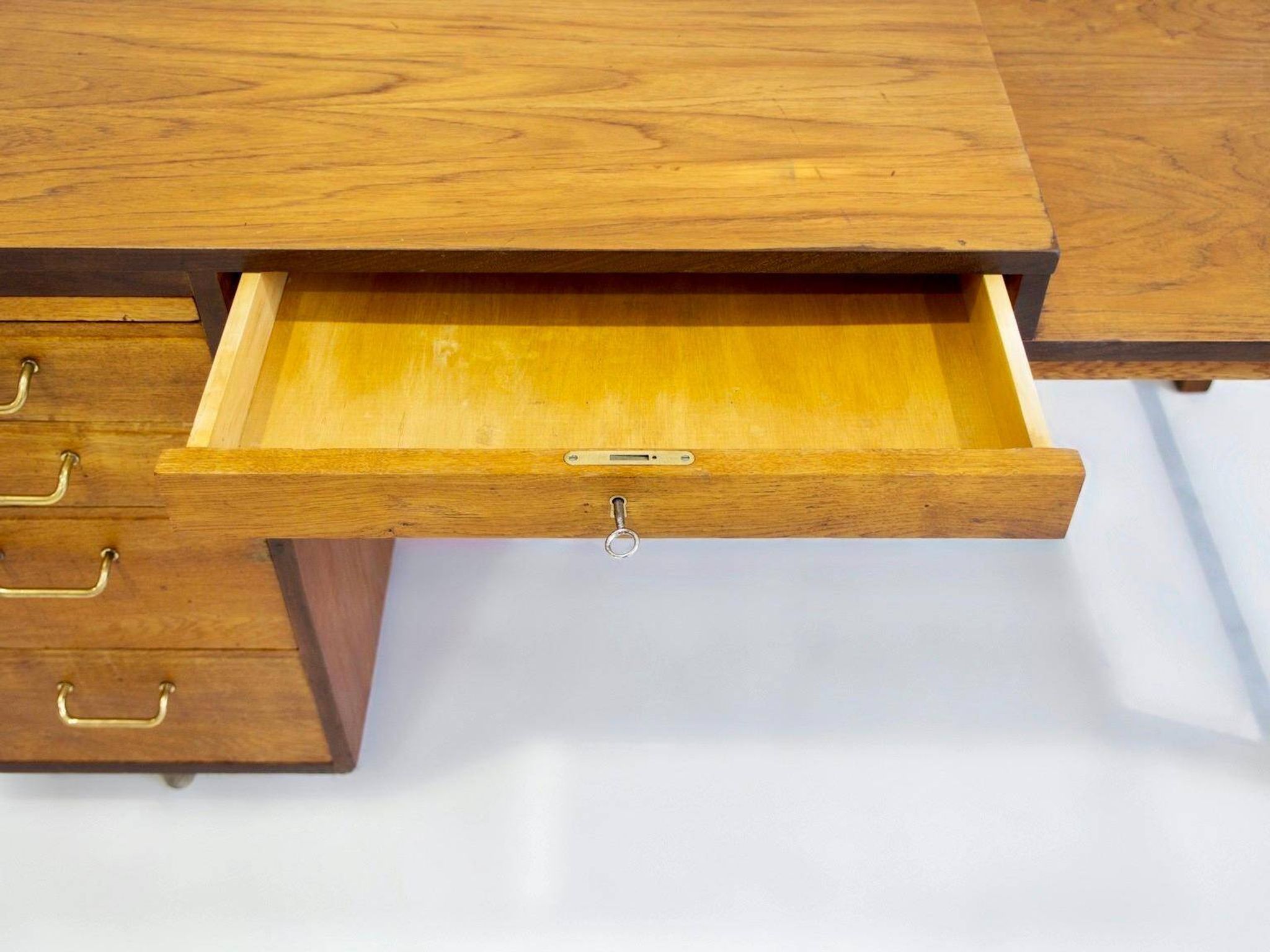 Danish desk made of teak and oak.