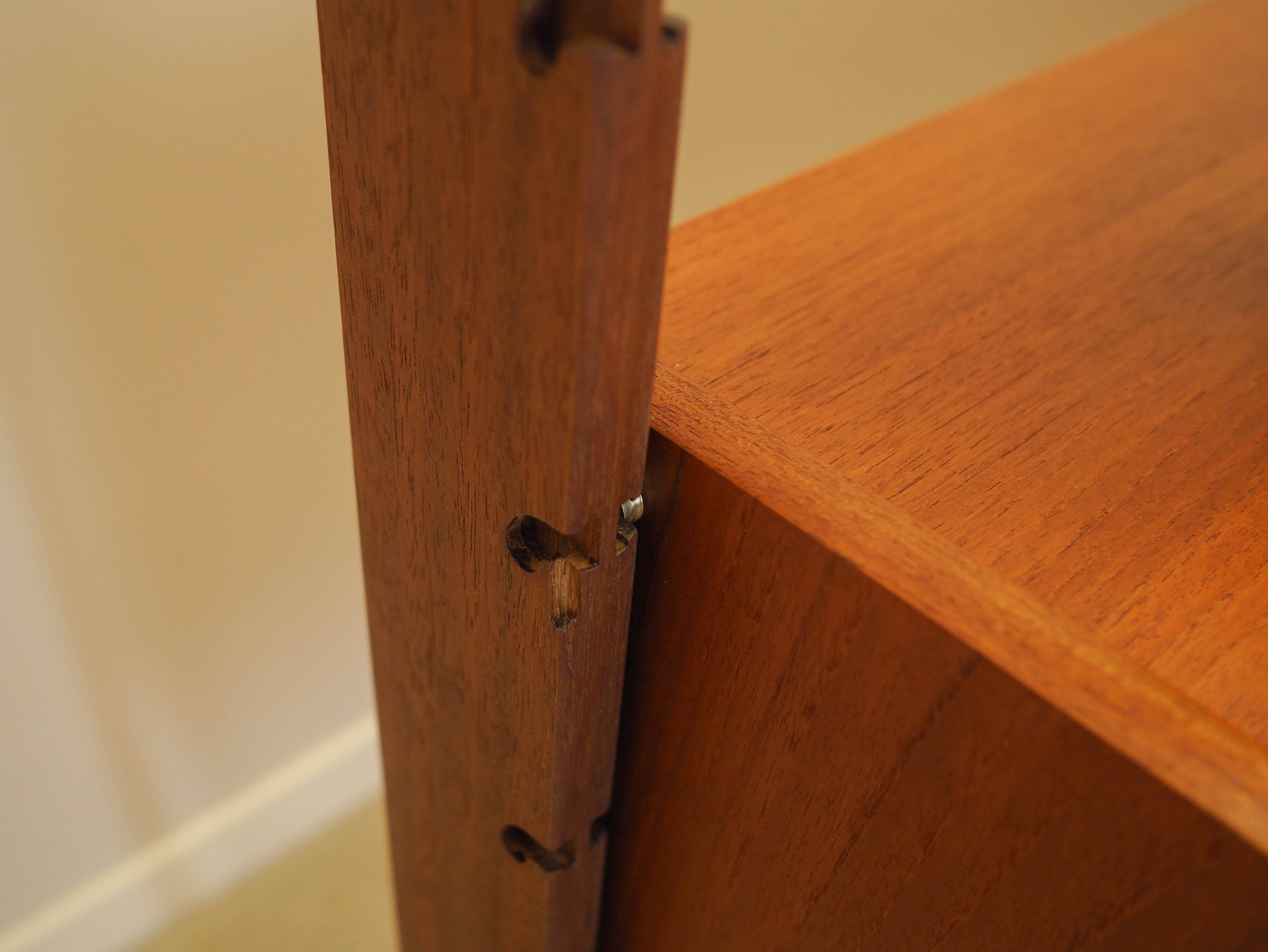 Modular teak shelf, Norwegian design, 1960s, made by Blindh.