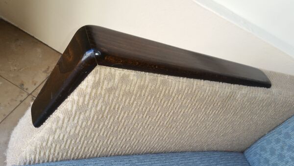 Paire de fauteuils club cubique bi color années 50 60 vintage Originaux