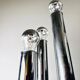 Model V3300/03 Tubular Chromed Table Lamp By Hustadt Leuchten, Germany 1970S