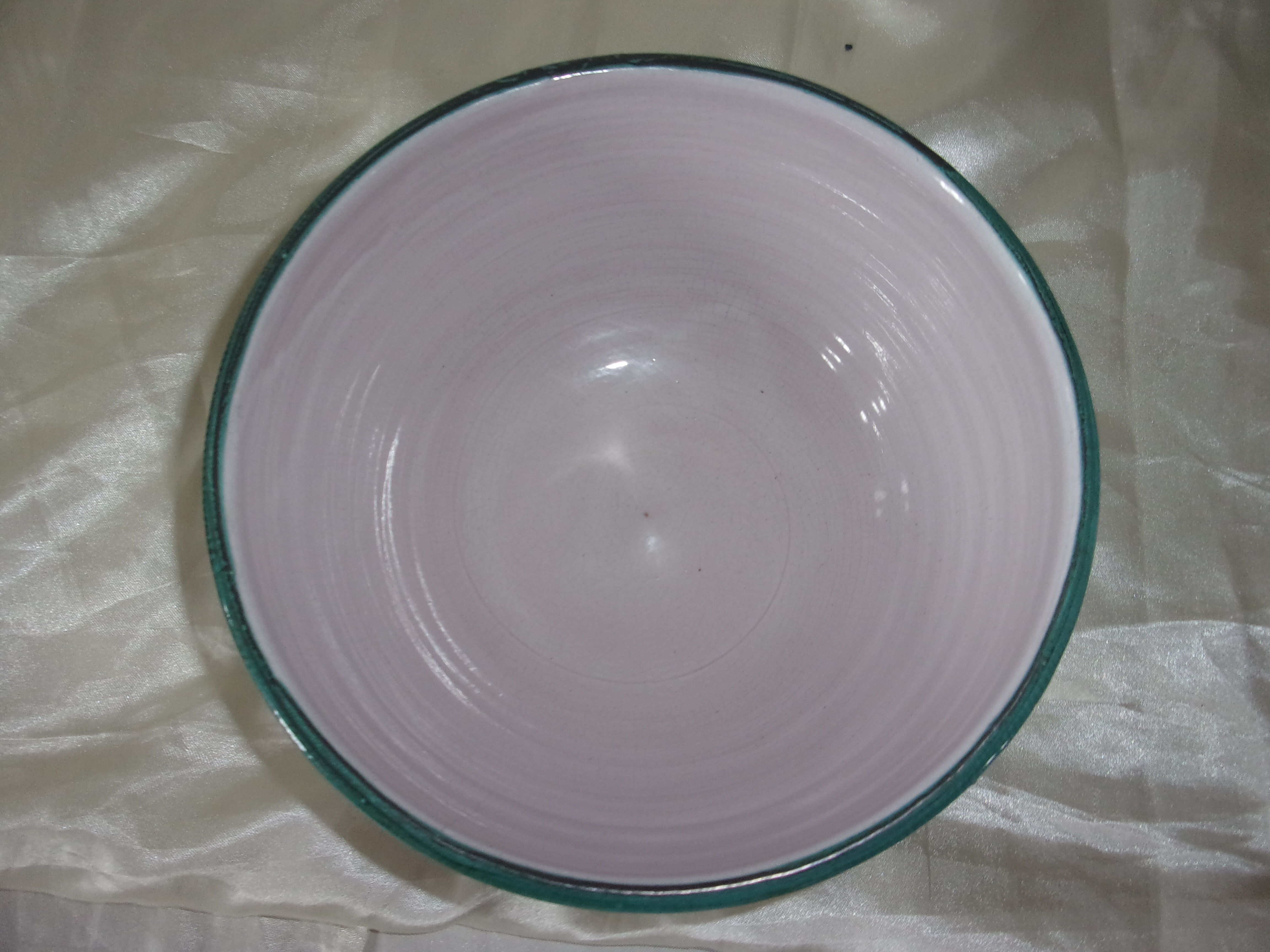 Saladier decor chardons - Vallauris