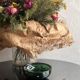Bol vintage en verre de Murano, vert émeraude, Vetrerie Empoli fabriqué en Italie