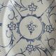 Vintage blue and white ceramic oval dish