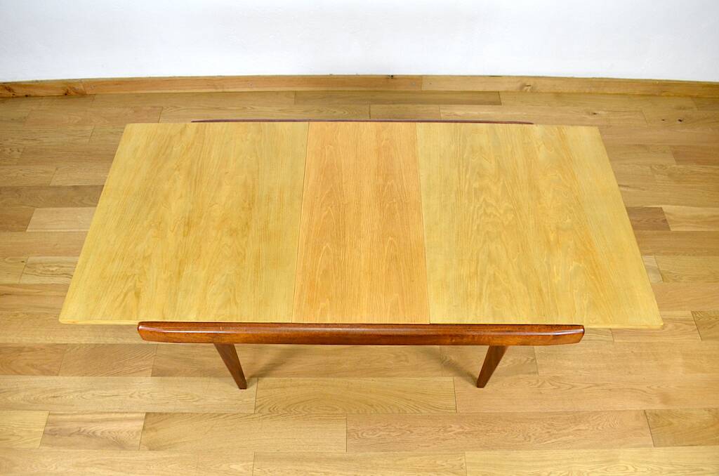 Two-tone dining table by Gustave Gautier, Eros Vintage Edition, 1950