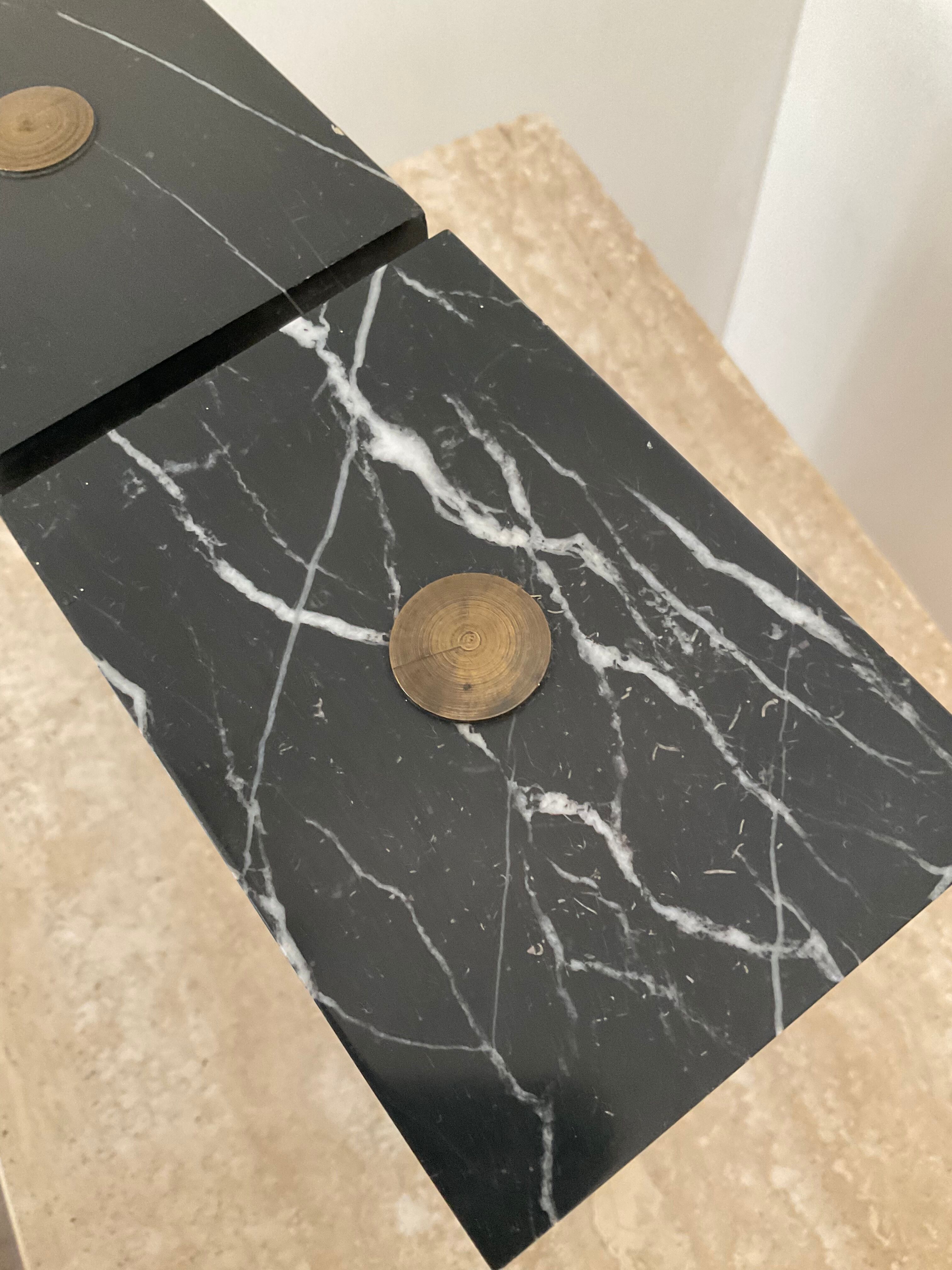 Pair of Art Deco marble bookends