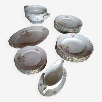 Service de table vintage porcelaine de Bavière numéro 11