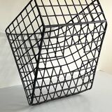 Vintage storage steel wire wall basket