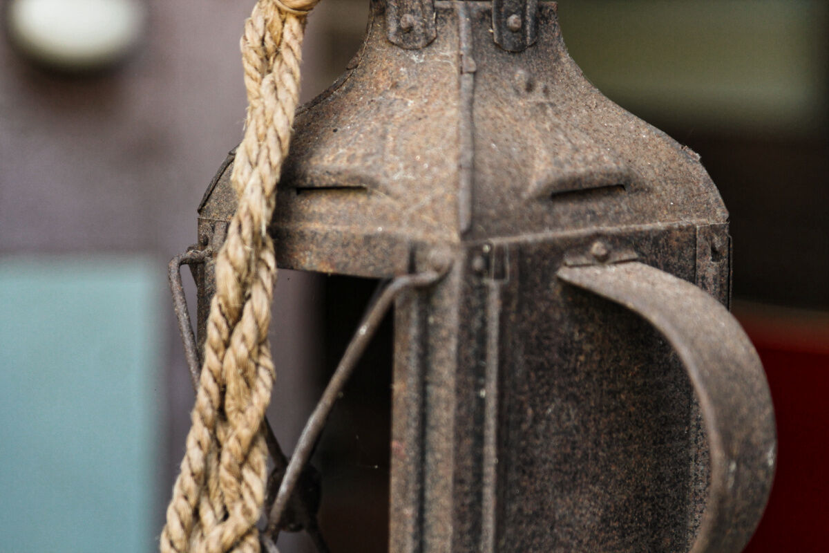 Wrought iron lantern