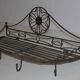Old metal bakery shelf 30's years