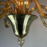 Venetian chandelier in Murano glass circa 1940