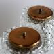 Copper Table Lamps from Kamenicky Senov, 1970s, Set of 2