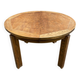 Round wooden table