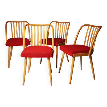 Mid century Dining Chairs by Antonín Šuman, 1960s, Set of 4