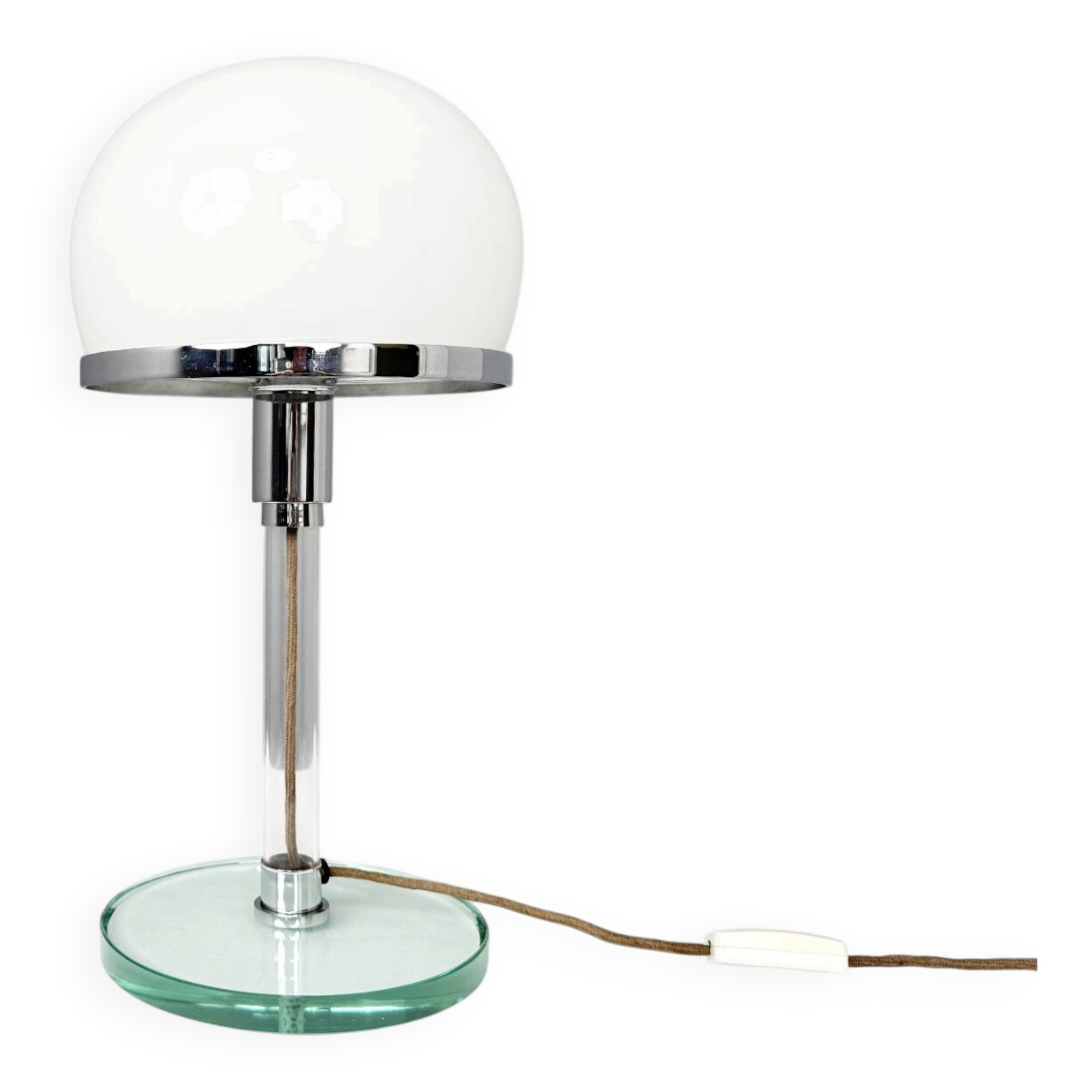 Bauhaus table lamp, designed in 1923 by Carl Jacob Jucker for Imago DP, Italy, 1960s