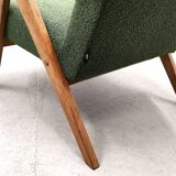 Mid Century Easy Chair Model B - 310 Var in Light Green Buckle