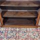 19th-century English mahogany display cabinet