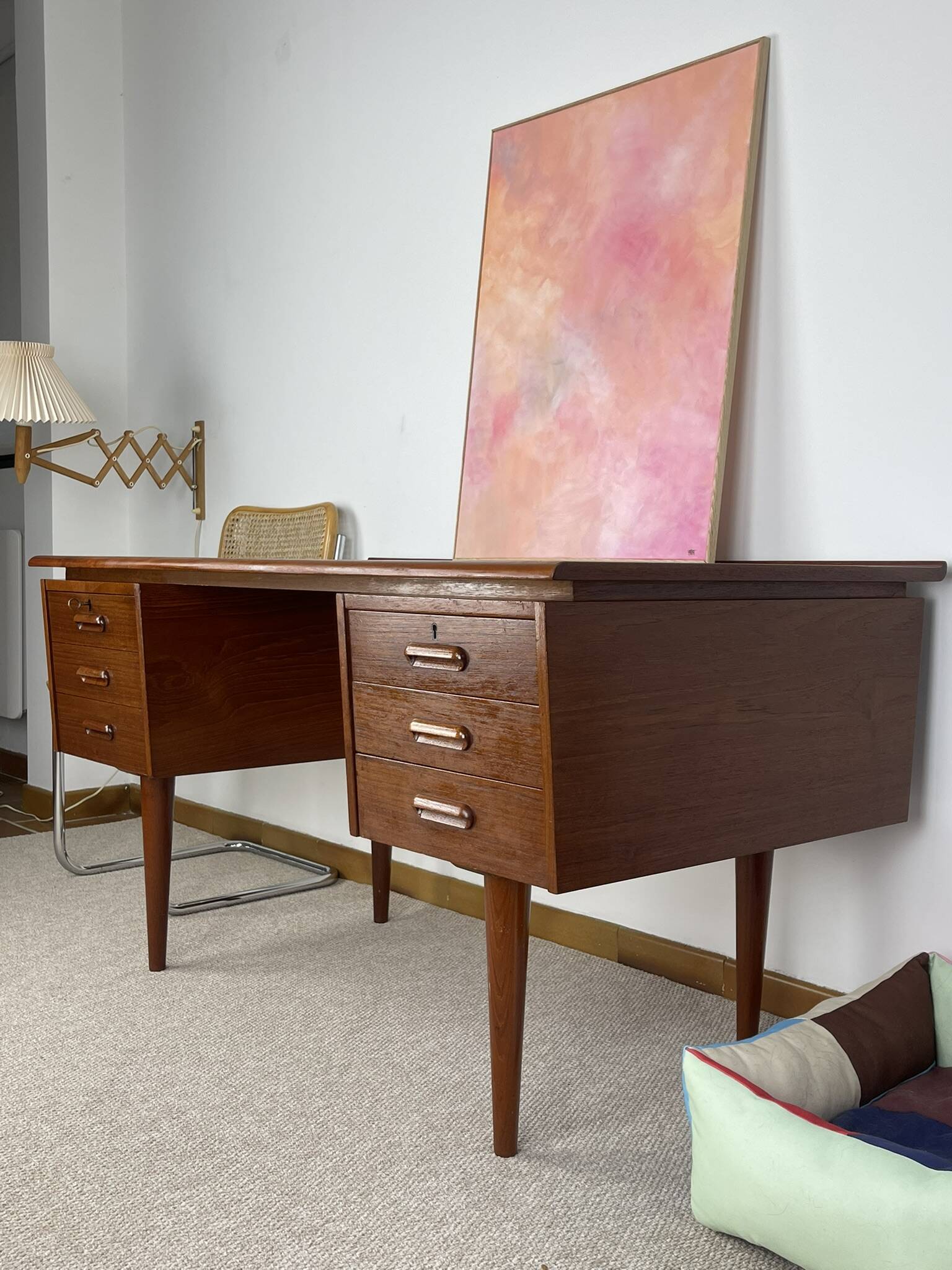 Scandinavian teak desk 1960