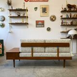 Daybed sofa, Scandinavian 1960s/1970s, vintage, mid-century modern