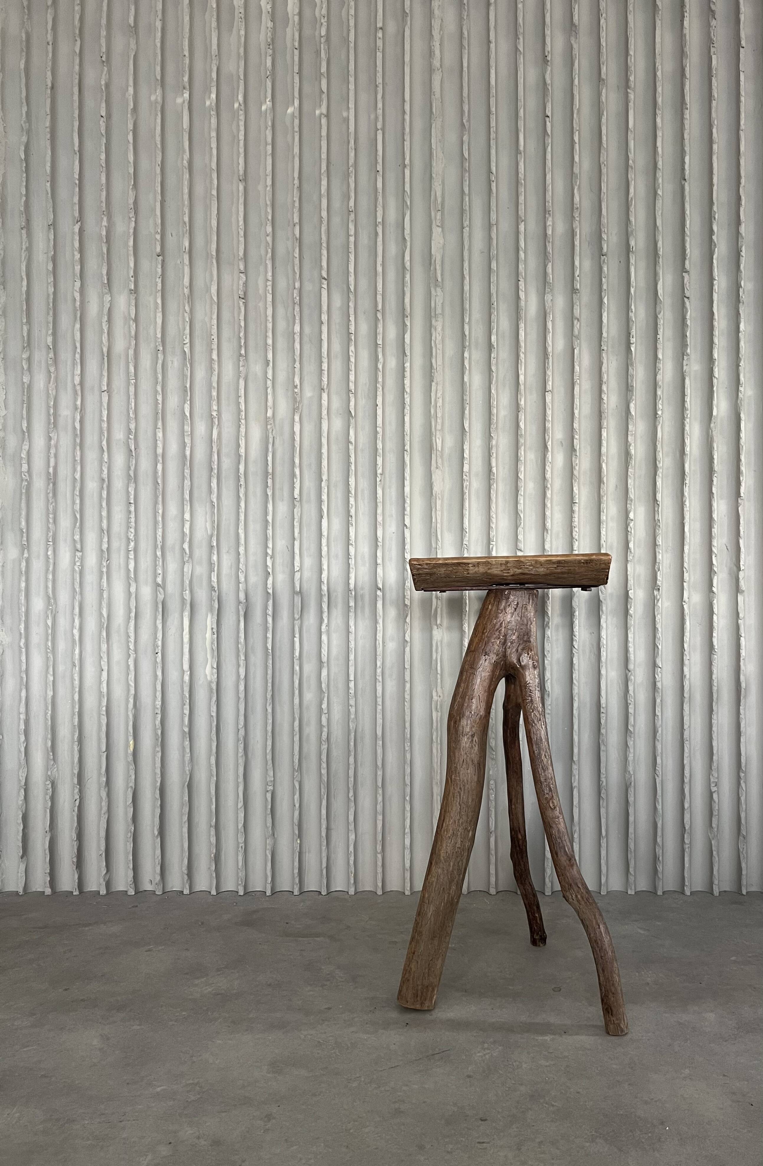 High French wooden side table