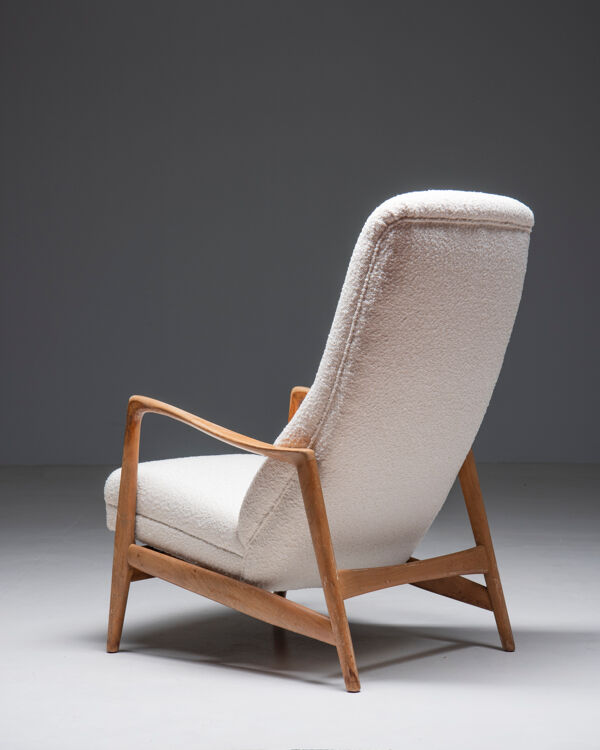 Fauteuil modèle 829 de Gio Ponti édité par Cassina, années 1950, Italien